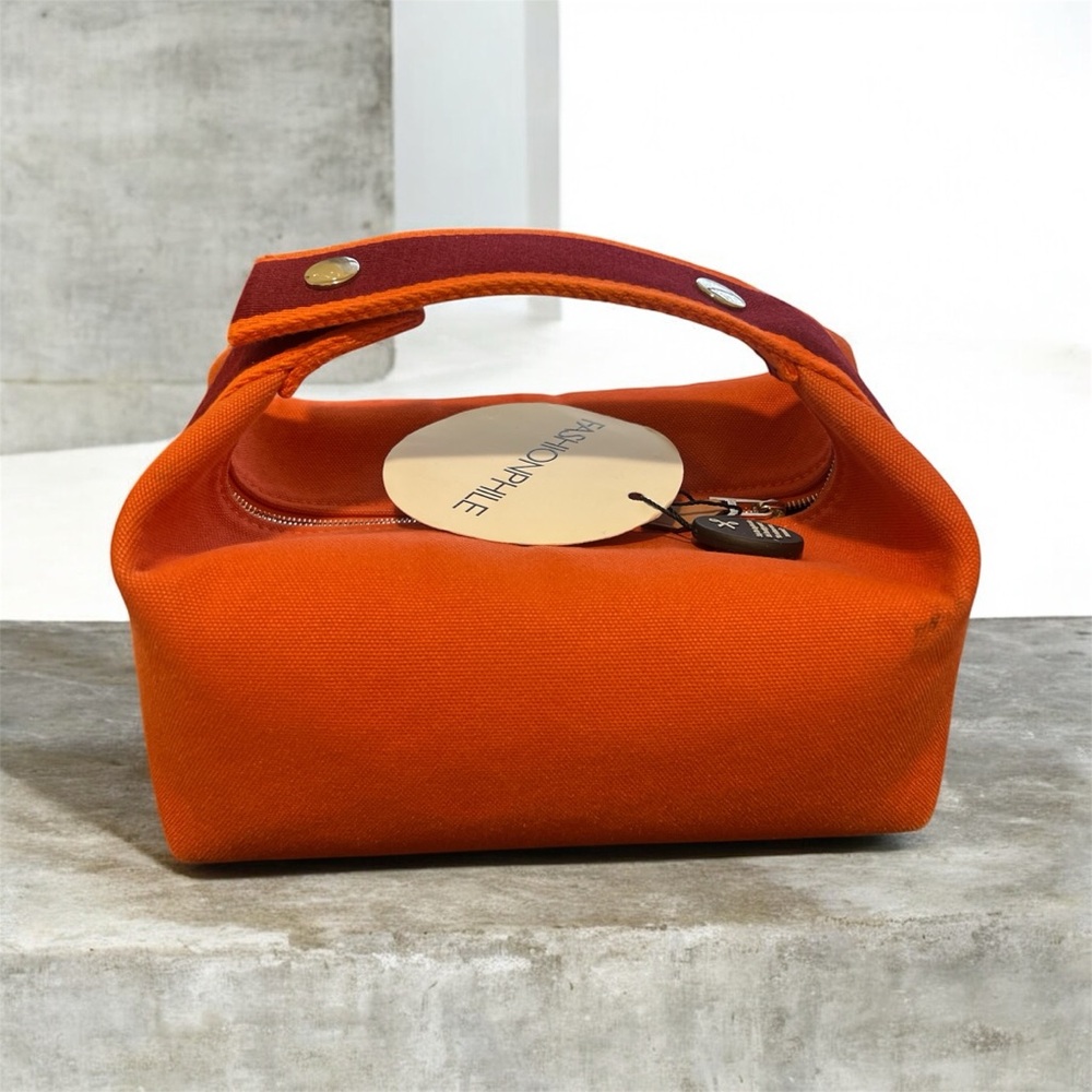 Hermes Canvas Small Bride-A-Brac pouch - Picture 2 of 9